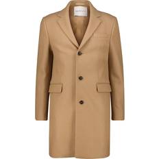 Herren - Polyamid Mäntel Gant Classic Wool Coat - Mustard Beige