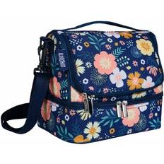 Wildkin Kids Two Compartment Insulated Lunch Bag for Boys and Girls (Wildflower Bloom)