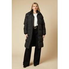Dorothy Perkins Longline Padded Coat - Black