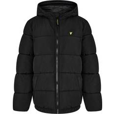 Lyle & Scott Kid's Quilted Puffer Jacket - Jet Black (JKB2104V-Z865)