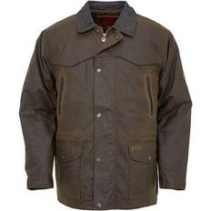Bronze - Men Jackets Outback Pathfinder Waterproof Breathable Fleece Lined - Bronze/Nubuck