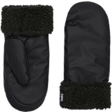 Rains Puffer Fleece Mittens - Black