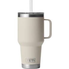 Yeti Rambler Straw 35 oz Cape Taupe Travel Mug 35fl oz