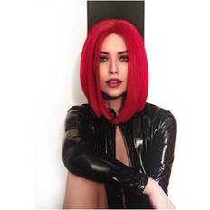 Hair Products Yosicl Red Short Wig 12 Inches Straight Bob Hair