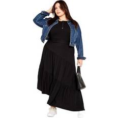 Avenue Skirts Avenue Plus Size Saskia Skirt - Black