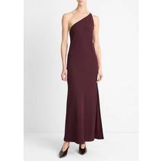 Vince Women's Sphere-Detail One-shoulder Dress - Cherry Night