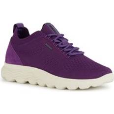 Geox Shoes Geox D Spherica a Leather Trainers - Purple