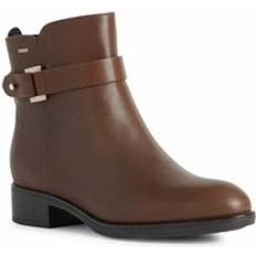 Geox Shoes Geox Felicity Leather Boots - Brown