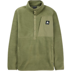 Buttons Jumpers Burton Men's Cinder Fleece Pullover - Forest Moss