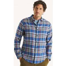 Nautica Men Shirts Nautica Plaid Shirt Nite - Sea Heather