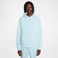 Fitness Sweatere Nike Foundation Hoodie - Glacier Blue/White