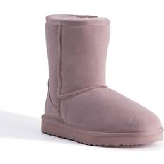 AUS WOOLI AUSTRALIA Wooli Australia Bronte Mid Calf Zip-Up Boot - Palepink