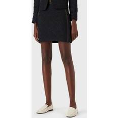 Emporio Armani Skirts Emporio Armani Wool Blend Textured Mini Skirt - Multi