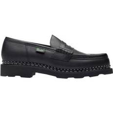 Orsay Plained Leather Rubber Sole - Black