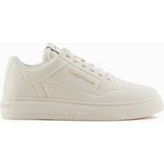 Unisex Trainers Emporio Armani Leather Sneakers With Thermoformed Details