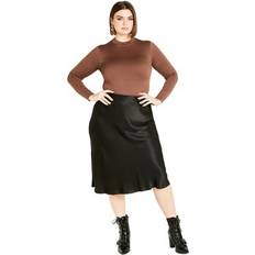 Avenue Skirts Avenue Plus Size Sara Skirt - Black