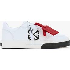 Off-White Trainers Off-White New Low Vulcanized Leather Sneakers - White