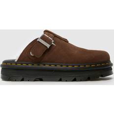 Shoes Dr. Martens Zebzag Lined Mule Sandals - Dark Brown