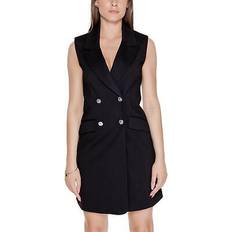 Guess Women Dresses Guess Sleeveless Double Breasted Blazer Dress - Black