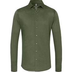 DESOTO Jerseyhemd Slim Fit - Olive