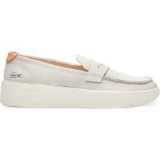 Lacoste Men Low Shoes Lacoste Hybrid Slip On Penny Loafers - Tan/Beige