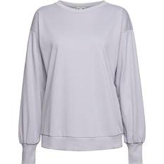 Esprit Dam Överdelar Esprit Women's CMT Co Sweatshi Pyjama Top - Light Blue Lavender
