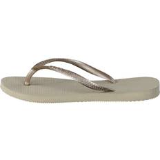 Havaianas Kids Slim Flip Flops - Sand Grey/Light Golden