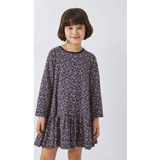 Ruffles Dresses John Lewis Floral Ruffle Hem Dress - Berry