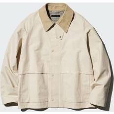 Uniqlo Utility Short Blouson Jacket - Natural