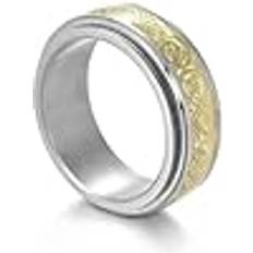 Sopodbacker Spinner Ring Män Fidget Ring - Punk