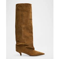 Beige High Boots Paris Texas Beige Ines Tall Boots - Desert