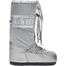 Moon Boot Icon Glance Satin Boots - Silver