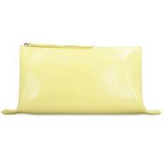Women's Leather Clutch in Yellow J08WF0003P5635 Color 744