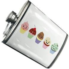 Neonblond Cute Kawaii Food Cupcakes Hip Flask