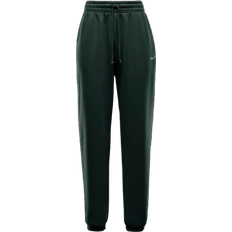 Nike Women's Sportswear Phoenix Fleece High Waisted Oversized Tracksuit Bottoms - Vintage Green/Sail