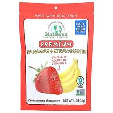 Natierra Premium Freeze-Dried Bananas + Strawberries 34.02g