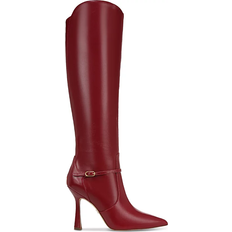 Wide Fit High Boots Sam Edelman Elia Wide - Cabernet Red Leather