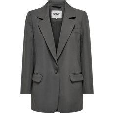 Oversized Blazere Only Lana Berry Blazer - Grey/Magnet