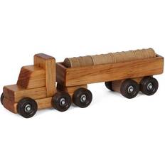 Non-Toxic Toy Car Vehicles Lapps Toys Wooden Tank Truck