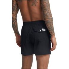 Polo Ralph Lauren Svarta Badkläder Polo Ralph Lauren Traveler Slim Fit Swim Trunk - Svart