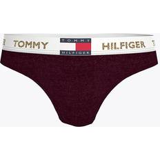 Tommy Hilfiger Panties Tommy Hilfiger Flag Logo Thong - Deep Burgundy