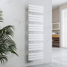 Heated Towel Rails EMKE Badheizkörper Flach 1599 x 500 mm Weiß Weiß