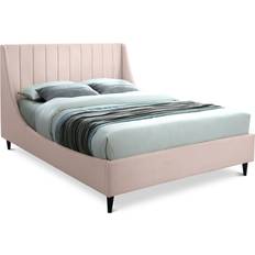 Full Beds Eva Velvet Full Bed Pink