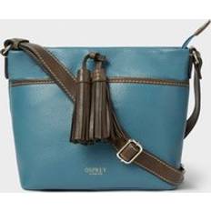 Osprey London The Savanna Leather Crossbody Bag Teal One Size