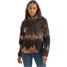 Wrangler Women Outerwear Wrangler Retro Western Vintage Sherpa Jacket - Stallion Brown