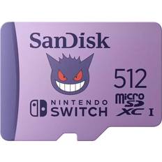 Microsd 512gb v30 SanDisk Nintendo Switch Pokémon microSDXC Class 10 UHS-I U3 V30 100/90MB/s 512GB