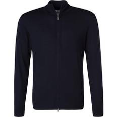 Herren - Merinowolle Cardigans Boggi Milano Herren Cardigan Merinowolle - Blau