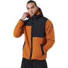 Paidat Tenson Block Zip Hoodie M - Dark Orange