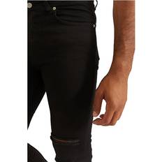 Just Junkies Sicko 410 Kneehole Denim Jeans - Sort