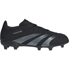 Adidas Junior Predator Elite FG - Core Black/Carbon/Gold Metallic